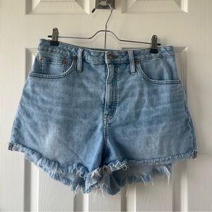 Madewell Curvy High Rose Denim Shorts - Size 30